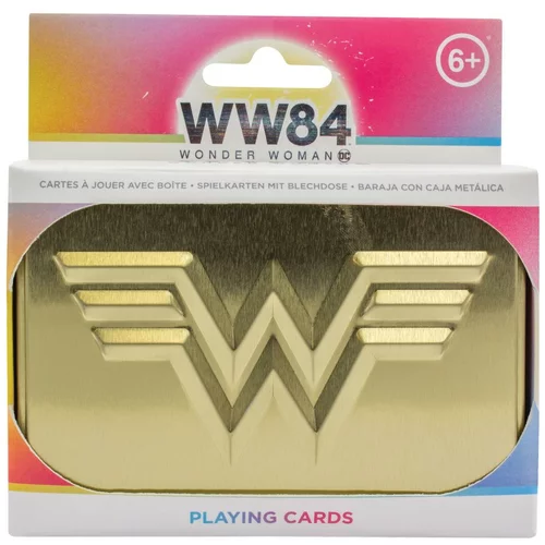 Paladone Zlate igralne karte z logotipom DC Comics Wonder Woman 1984, PP6776WWF, (20843591)