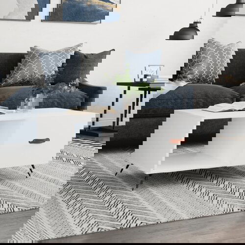 vidaXL Stolić za kavu bijeli 90 x 50 x 40 cm od konstruiranog drva Cene