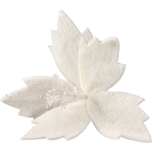 Festa Blossom 30, novogodi&scaron;nji cvet, bela, 26cm Cene