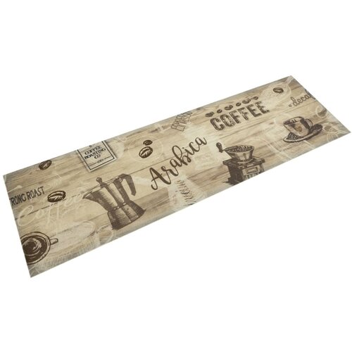  Kuhinjski tepih perivi s natpisom Coffee 45 x 150 cm bar&scaron;unasti Cijene