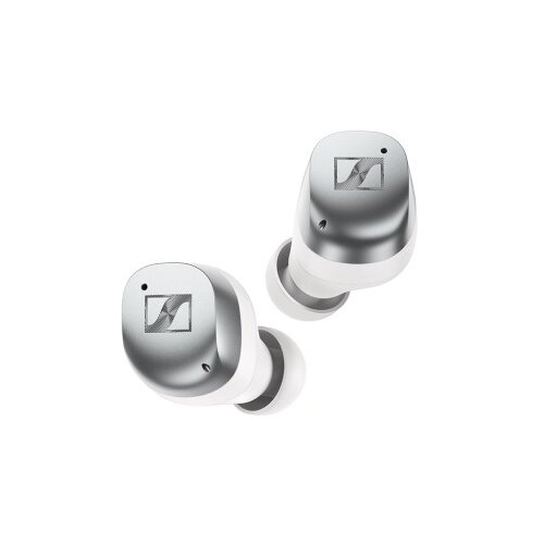 Sennheiser Slu&amp;scaron;alke MOMENTUM True Wireless 4, In-Ear, ANC, bele/srebrne Slike