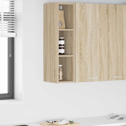 vidaXL viseći ormarić s policom riga sonoma hrast 20 x 29,5 x 80 cm Cene