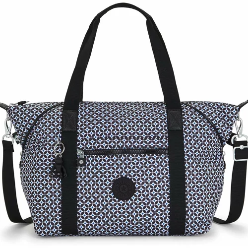 Kipling Nakupovalna torba 'Art' modra / črna / bela