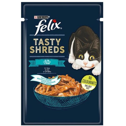 Felix Tuna Tasty Shreds 80g Cene