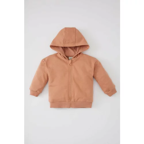 Defacto Baby Girl Hooded Thin Cardigan