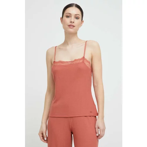 Calvin Klein Underwear Gornji dio pidžame - top boja: narančasta