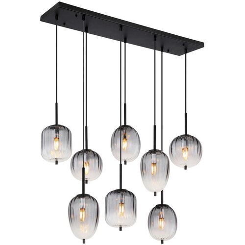 Lesnina XXXL Globo 15215-8 - Luster na sajli ATTILA 8xE14/40W/230V Slike