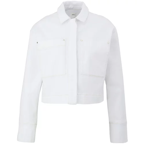 s.Oliver BLACK LABEL Prijelazna jakna bijela
