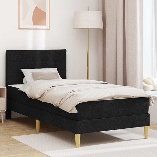  Krevetna konstrukcija Crna 100 x 200 cm Poliester Cijene