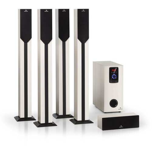 Auna Areal Elegance, 5.1-kanalni sistem, 190 W, RMS, BT, USB, SD, AUX Cene