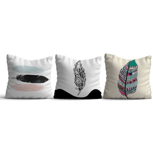 WALLXPERT HMI-KIR-115 multicolor cushion cover set (3 pieces) Cene