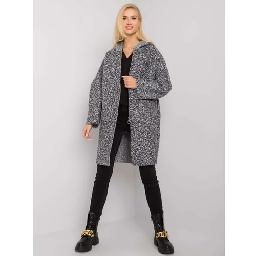 Fashion Hunters Cordelia gray OCH BELLA hooded coat