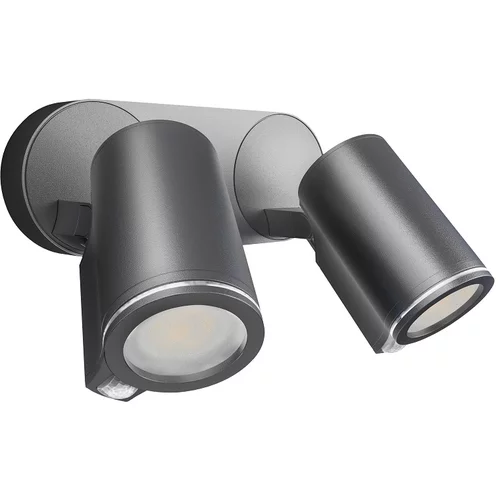 Steinel LED vanjska svjetiljka sa senzorom pokreta Spot Duo (14,95 W, D x Š x V: 9,8 x 24,7 x 17,5 cm, Antracit, Topla bijela)