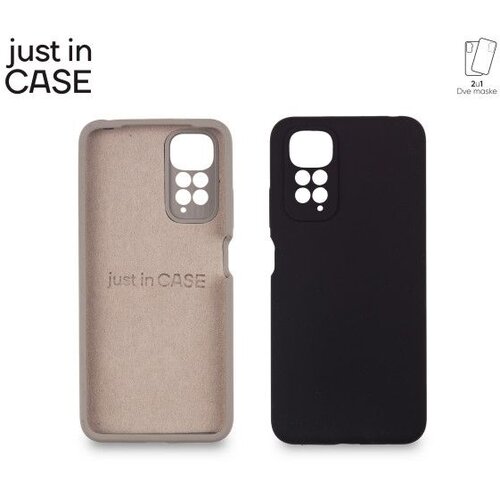 Just In Case 2u1 extra case mix plus crni paket za redmi note 11 Cene