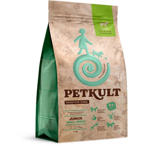 Petkult sensitive care junior, mini - jagnjetina 1 kg Slike