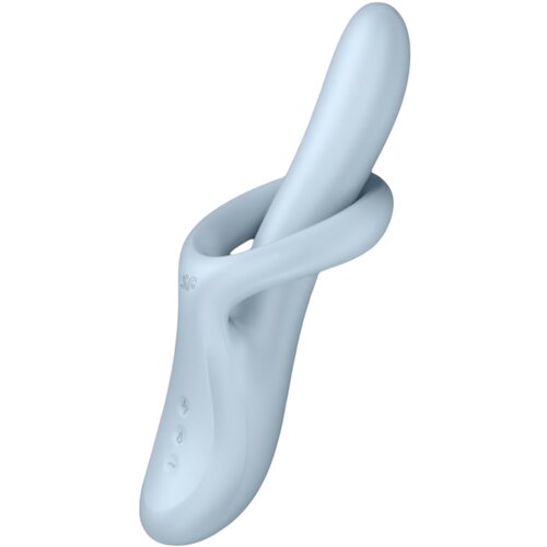 Satisfyer Heat Flex 4 - vibrator z grelnim nastavkom in s stimulatorjem za klitoris (srebrn) Cene