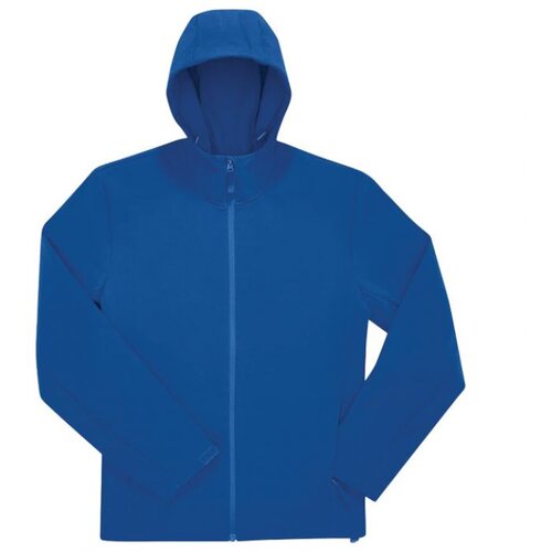 Jakna ZIP MU&Scaron;KA B&C HOODED SOFTSHELL AZURNO PLAVA XL * DO ISTEKA ZALIHA Cene