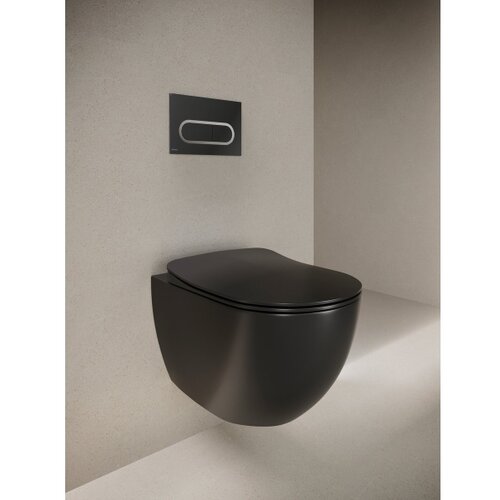 Ravak X01797 - dugme za ispiranje 24,7x16,5 cm chrome crna Slike
