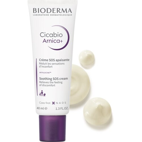 Bioderma Cicabio Arnica+ pripravek za lokalno zdravljenje proti draženju in srbenju kože 40 ml Slike