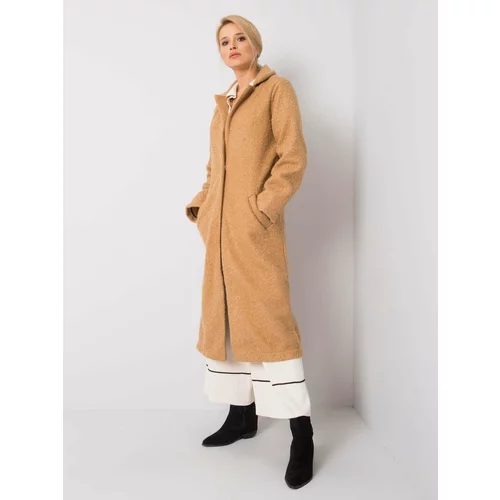 Fashion Hunters Beige bouclé coat Paquita RUE PARIS
