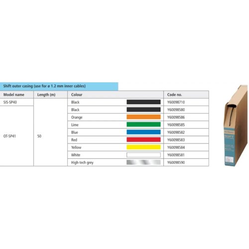  Bužir Mjenjača Shimano Ot-Sp41 50M Crn Slike