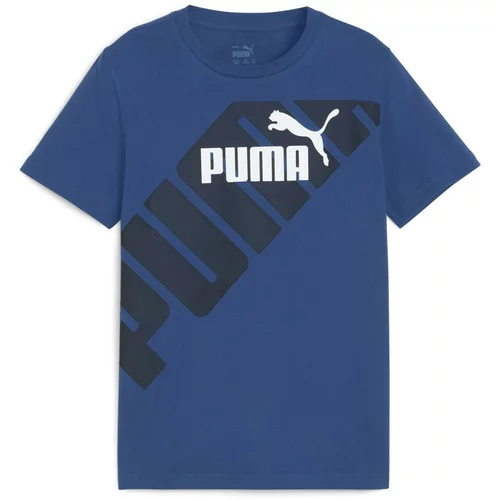 Puma Majice s kratkimi rokavi POWER GRAPHIC TEE B Modra
