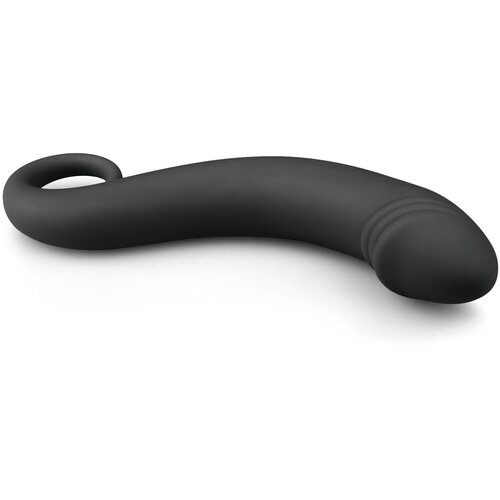EasyToys - Anal Collection savijen analni dildo - crni Slike