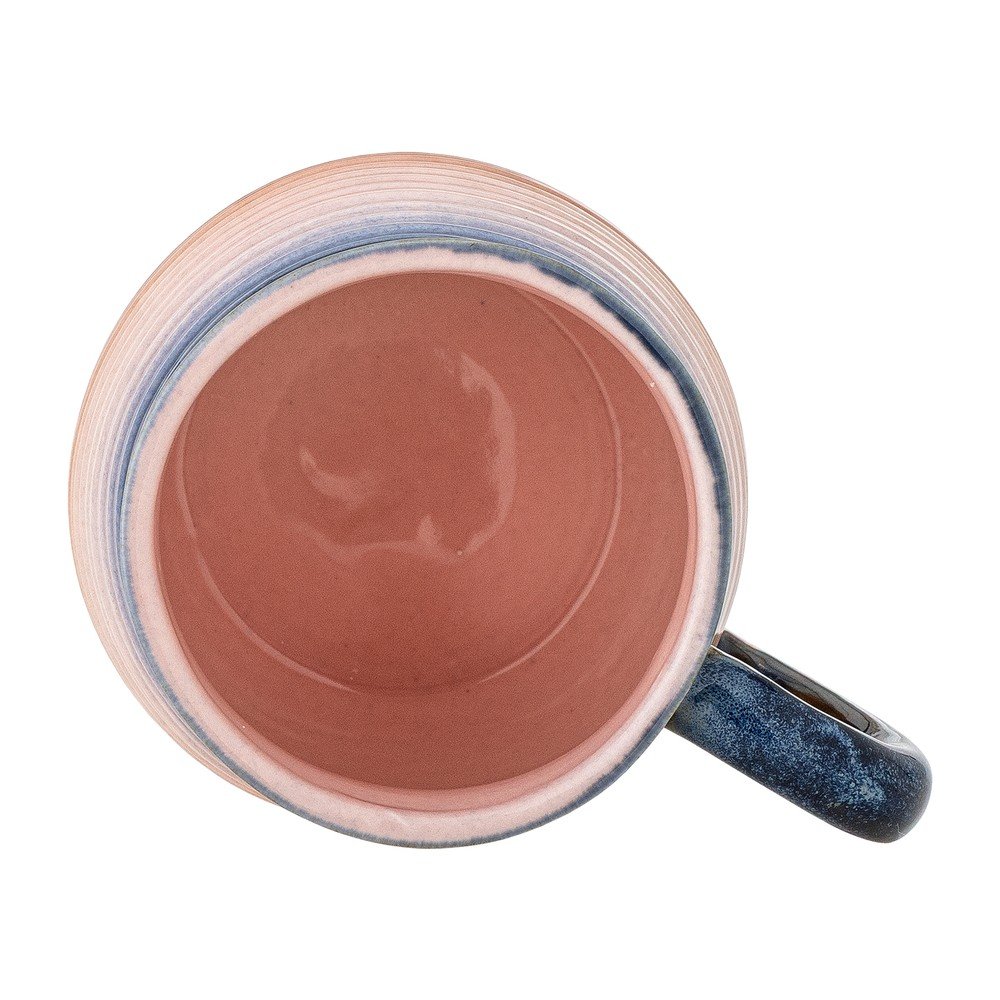 Bloomingville Modre/oranžne keramične skodelice v kompletu 4 ks 200 ml Tatum &amp;ndash; Slike
