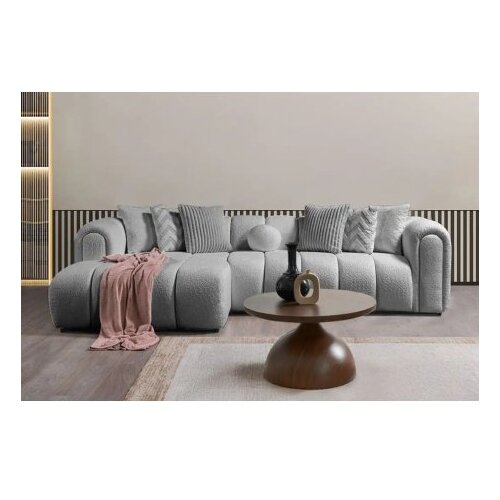 Atelier Del Sofa Ugaona garnitura na razvlačenje N-Line Left, 265x185x95 cm, Siva Cene