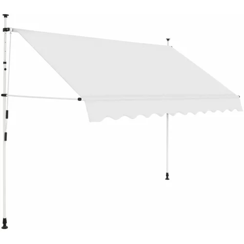 Tenda Ročno zložljiva tenda 300 cm krem, (20610800)