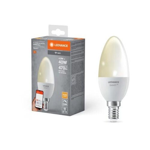 Ledvance smart wifi led dimabilna 4.9w 2700k e14 sijalica ( o78559 ) Slike