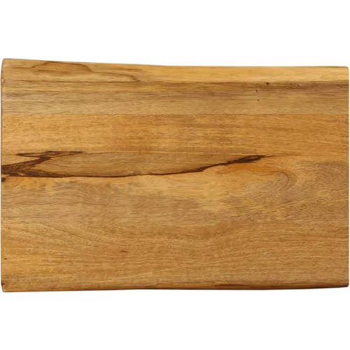 Stolna Mizna plošča 60x40x2,5 cm naraven rob trden mangov les