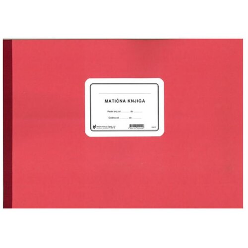 NARODNE NOVINE-UT XIX-16 MATIČNA KNJIGA (CRVENI KRIŽ); Knjiga 44 stranice, 42 x 29,7 cm Cijene
