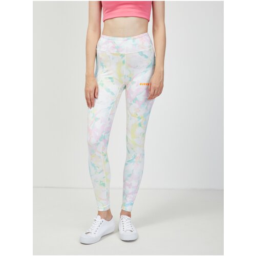 Guess White Women&amp;#039;s Patterned Leggings Betty - Women Slike