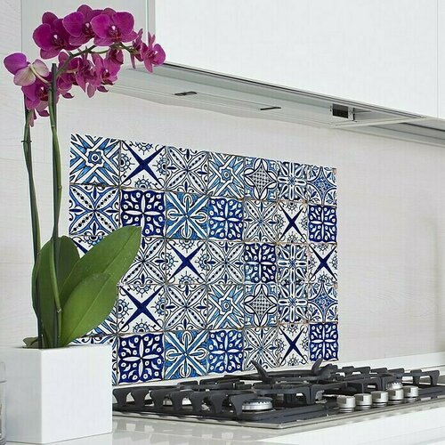 Dekorativna naljepnica Blue Azulejos (65 x 47 cm) Cijene