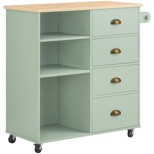 SoBuy Voziček 90x40x88cm FKW127-GR, (22108217) Slike