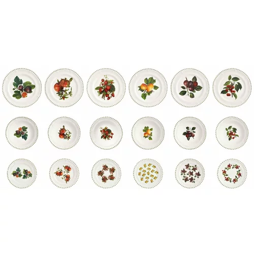 Brandani 18-delni komplet porcelanastih krožnikov Le Primizie