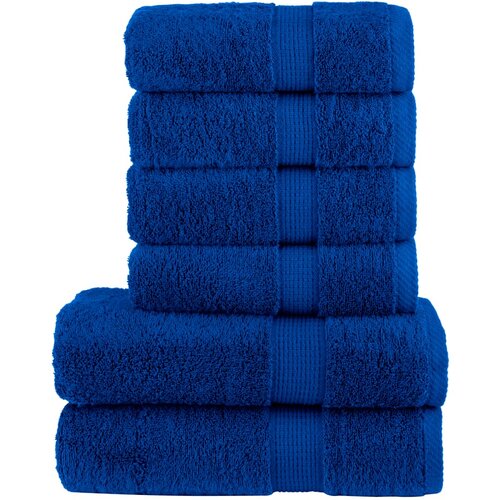  6-dijelni vrhunski set ručnika SOLUND plavi 600 gsm Cijene
