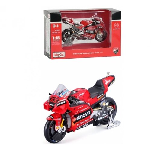 Maisto motor 1:18 gp racing ducati lenovo team 2022 36391 Slike