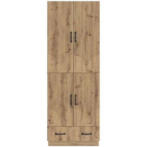  Set ormara 2 kom. Hrast artisan Konstruirano drvo Smeđa 66 x 34,5 x 92 cm Slike