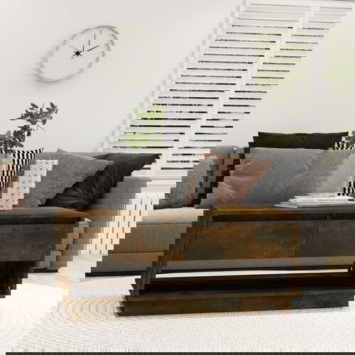 vidaXL Stolić za kavu boja dimljenog hrasta 102 5 x 55 x 44 cm iverica Cene