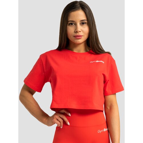 GymBeam Ženski Crop Top Limitless Hot Red Cene