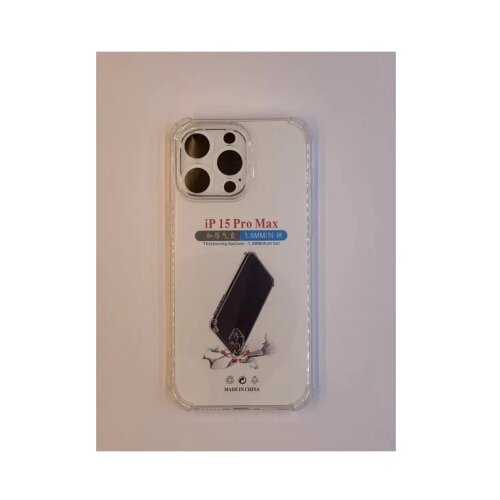 TYPHON iPhone 15 Pro Max transparent sa ojačanim ivicama Slike
