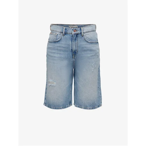 Only Light blue womens denim shorts Hope - Women