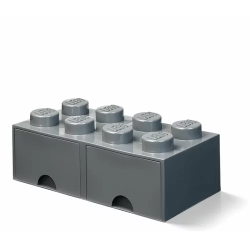 Lego Dječja tamno siva kutija s 2 ladice