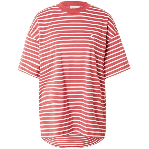 Carhartt WIP Široka majica 'Bryna' crvena / bijela