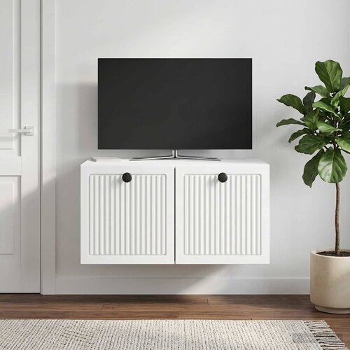TV ormar za zid Bijela 59,5 x 41 x 30 cm Konstruirano drvo Cijene