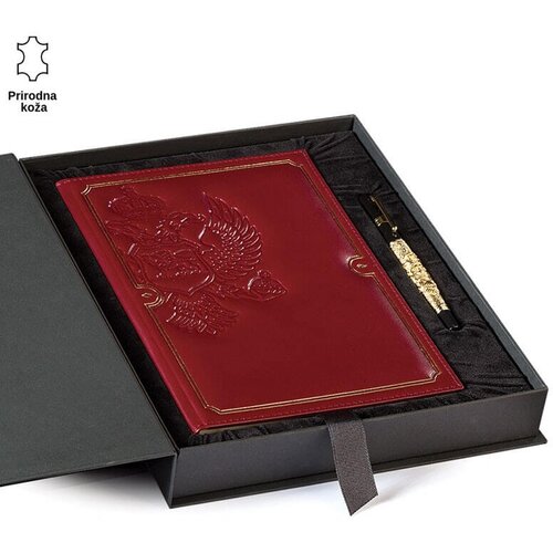 PRINC LEATHER Montenegro Set Kožni rokovnik, B5, 330 listova + Olovka Cene