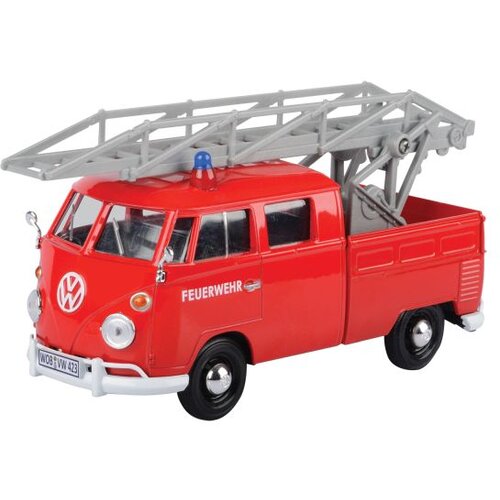  Auto Volkswagen Fire Truck W/Aerial Ladder 1:24 Cene