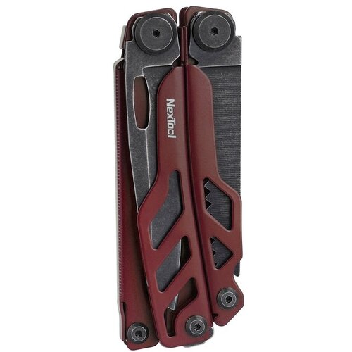 Nextool FLAGSHIP Pro NE20279 16-in-1 multitool, red + belt pouch Slike